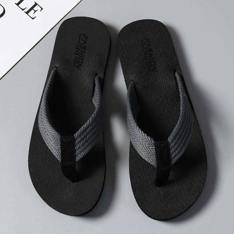Fashion Male Slipper Slides Sabot Flip Flops Soft Eva Platform Outdoor Men's Shoe Shiatsu Mascullino 2025 Fashion Adult Elegant Style