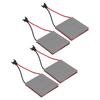 4Pcs Fireplace Fan Generator Plate Aluminum Alloy 227 Celsius  Fireplace Fan Repair Sheet