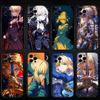 Fate Zero Stay Night Saber Phone Case For iPhone 16,15,14,13,12,11 Plus,Pro Max, Soft Silicone Black Cover