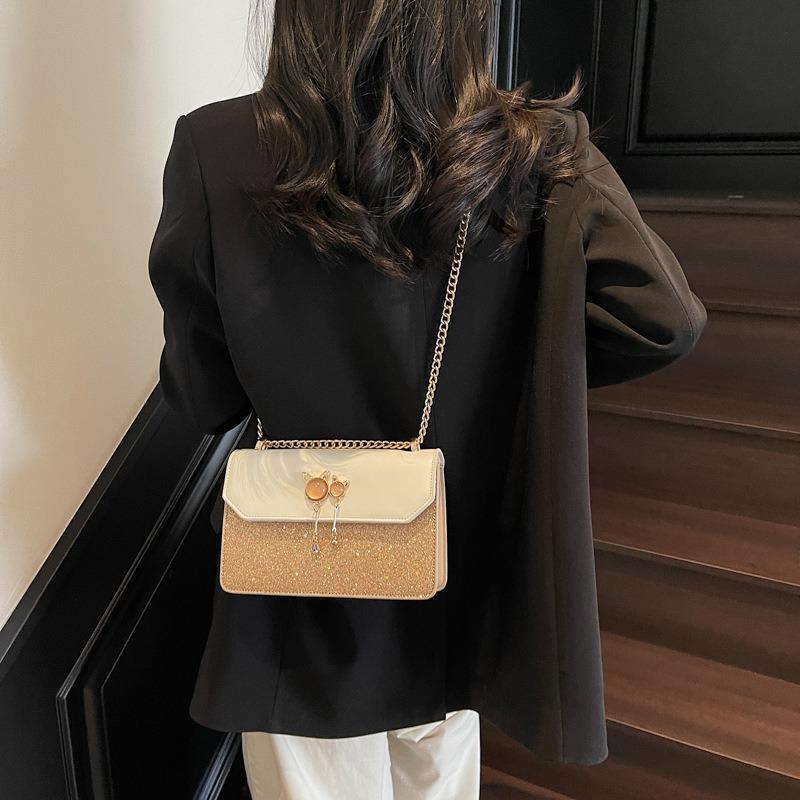 Popular Bags Women's New Trendy Summer Niche Design High-end Messenger Versatile Small Square Bag