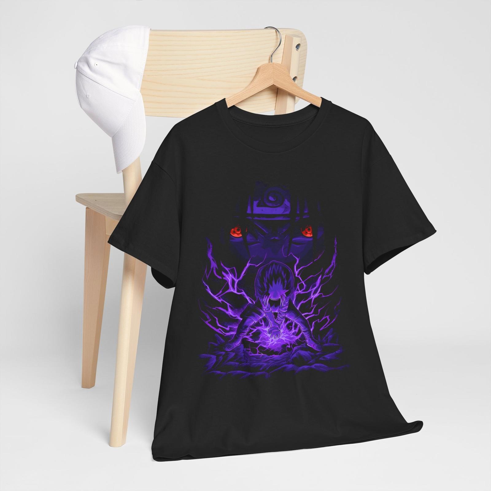 Itachi Uchiha T-shirt Naruto Shippuden Manga Strip Naruto Anime Shirt All Size L
