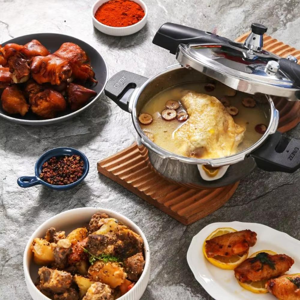 304 Stainless Steel Mini Pressure Pot Thickened Soup Pot Multipurpose Pressure Cooker  Porridge