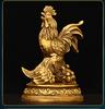 Pure Copper Twelve Zodiac Lucky Ornament, Auspicious Chicken For Family Happiness, Home Decoration, Living Room Tabletop