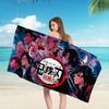 Demon Slayer Cartoon Beach Towel Cute Kawaii Room Decor Bath Girls Children Hand Towels For Bathroom Shower
