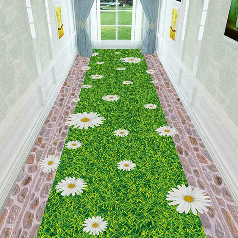 

1 шт. коврик с принтом дорожки, приветственный придверный коврик против усталости, грязеотталкивающий коврик-дорожка для коридора, машинная стирка, напольный коврик, для кухни H W60xH40CM