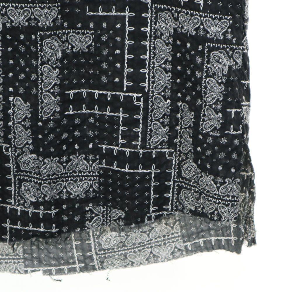 unused GREG LAUREN Made in USA Paisley Pattern Long sleeve Open collar shirt Men's Used