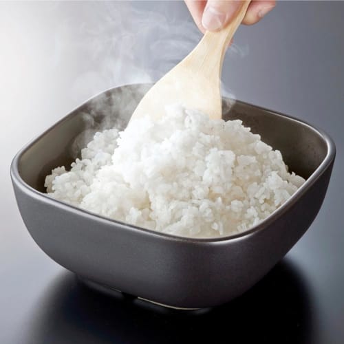 HARIO Rice Pot, Microwave Safe, 2 Cups, Ceramic, Made in Japan GO-2-B-W