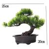 Pine Needle Juniper Artificial Bonsai with Dried and Plastic Pine Leaves