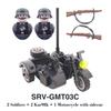 DIY WK2 Infanterie Sanitäter Soldat Motorrad Sowjetische US-Armee Militär Waffe Waffen Baustein Ziegel Kinder Kind Geschenke Spielzeug