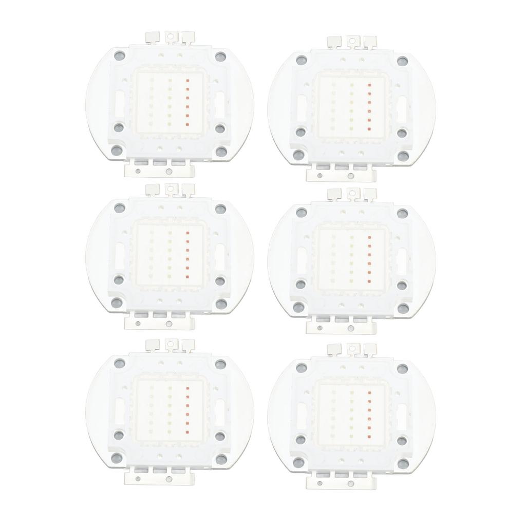 6Pcs 20W RGB COB Integrated Light High Brightness COB Panel for Plant Stage Billboard Exhibition Hall