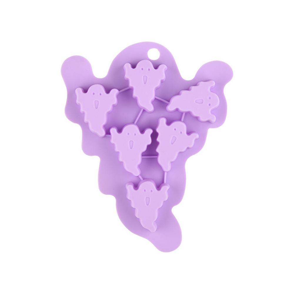 

Halloween Molds For Baking Silicone Ghost Bat Mould Non-Stick Chocolate Jelly Fondant Cake Mold For Handmade Party Supplies