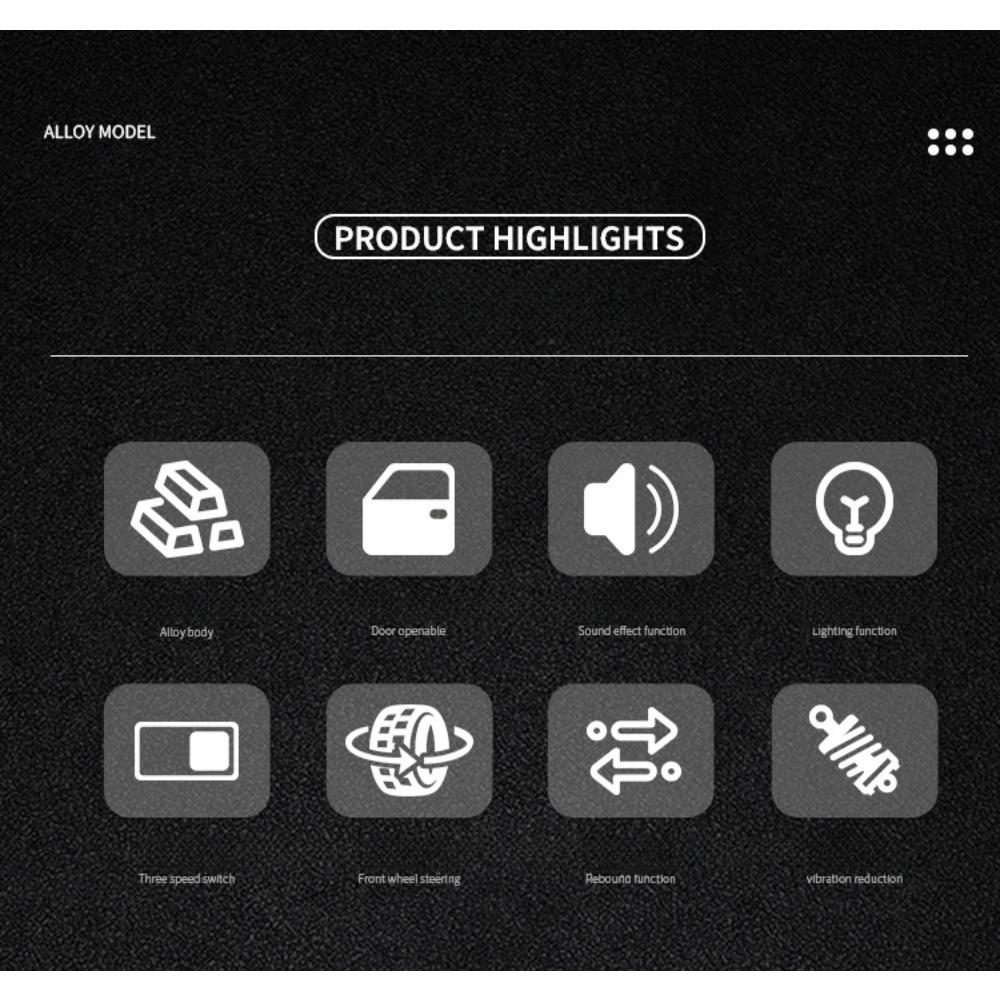 Simulation 1/24 Scale Dodge Challenger SRT Hellcat Alloy Car Model Sound Light Children Toy Vehicle Metal Miniature Voiture