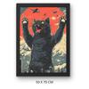 Obraz Do Malowania Po Numerach Z Ramą Kot Godzilla 50X70 Cm