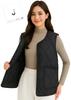 Gemma Plus Lightweight Down Fluffy and Quilted Inner Down Vest for Cold and Warmth for Fall and Size Easy Care Women's Vest, Ultra-Lightweight,