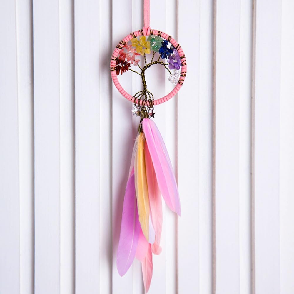 Giawkca Car Accessories Car Interior Decoration Pendant Dream Catcher Feather