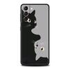 Cute Cat Phone Case For Samsung Galaxy S24 S23 S22 S20 Ultra S21 FE 5G S10 S9 Plus S10E S8 Soft Silicone Cover