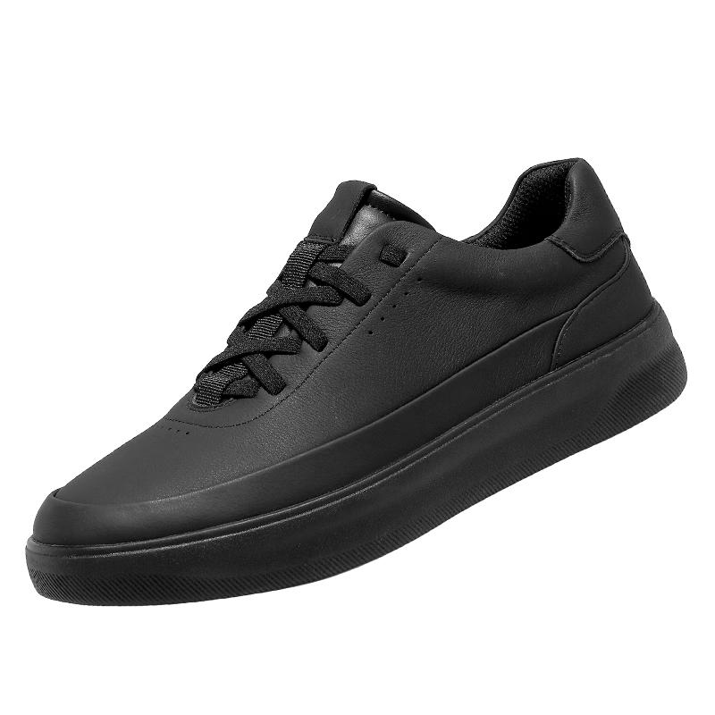 DESAI Men s Low-Top Leather Casual Skate Shoes 41