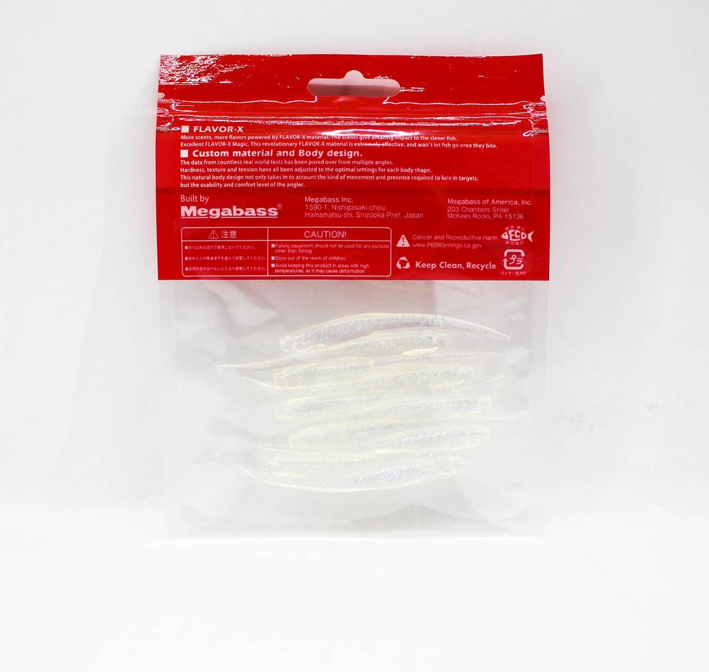 Megabass Soft Lure Hazedong 3 Inches Live Wakasagi (0510)