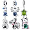 New 925 Silver Charms Insects Pendant Animals Charm Fit Bracelet Diy For Women's DIY Jewelry Making Gifts