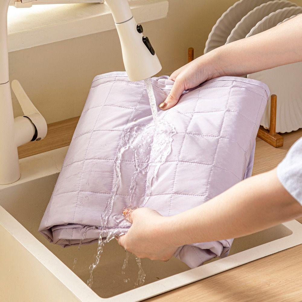 Thickened Kitchen Cooking Apron Stain-proof Waterproof Long-sleeved Apron Wear-resistant Adjustable Catering Work Clothes Winter
