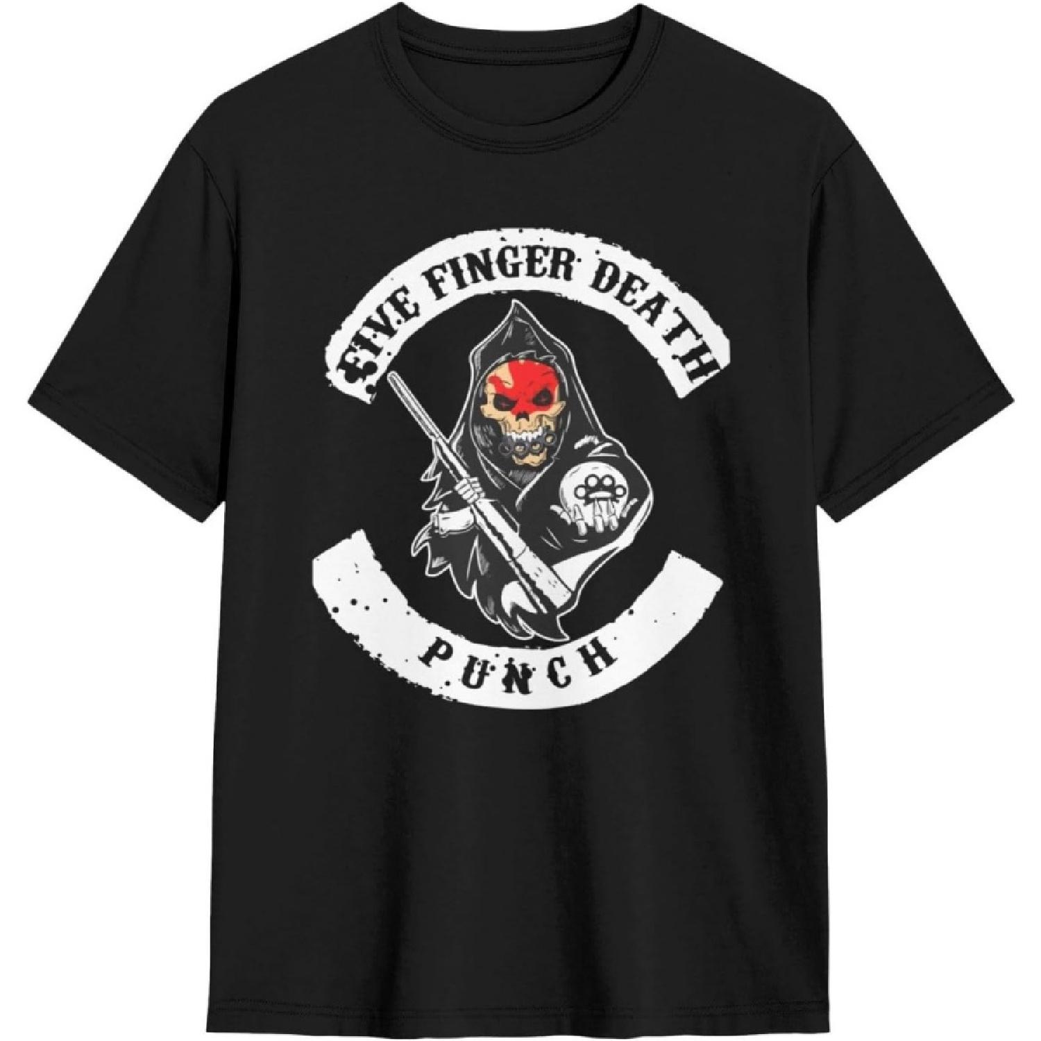 

Short Sleeve T-Shirt Five Finger Death Punch 5FDP T-Shirts for Men and Women Running Shirts Workout Shirt(1) M різнокольоровий