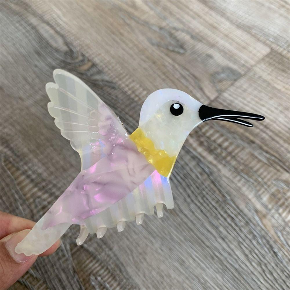 Grasp Acetic Acid Hair Claw Cute Cartoon Animal Shark Clip Fashion Bird Hair Clip  Girls