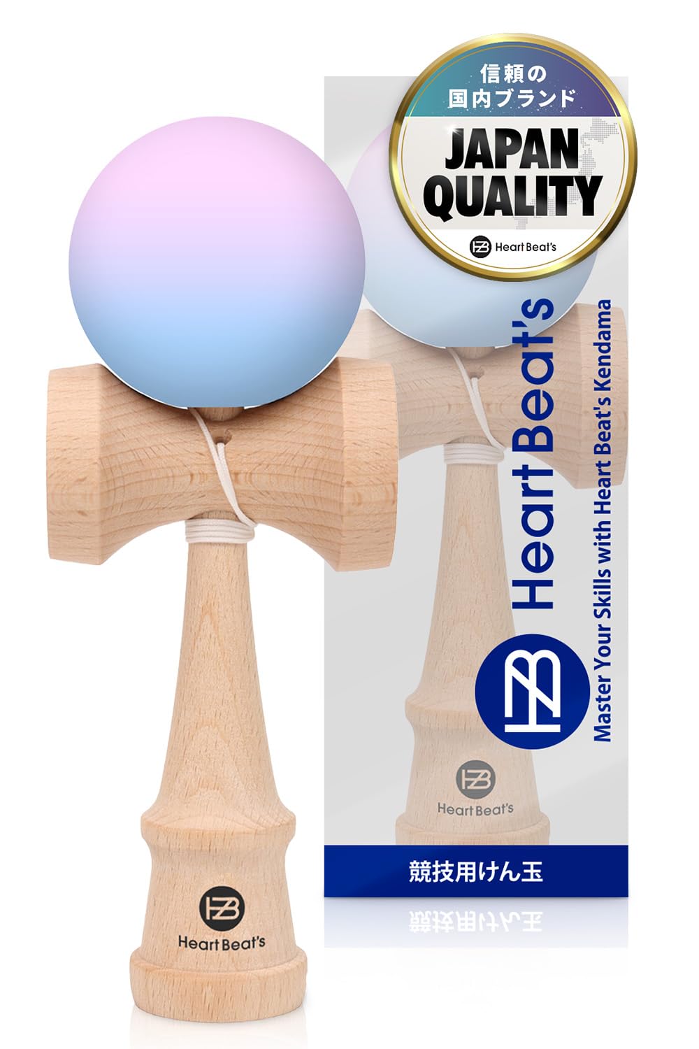 

Современная кендама пастельных тонов для соревнований, матовое покрытие, мистический пастельный светло-голубой, двухцветная 7-цветная фиолетово-светлая [Heart Beat s]