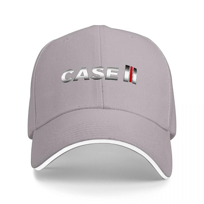 CASE IH Logo Baseball Cap Black Adjustable Hat for Farming Enthusiasts and Agricultural EquipUnisext Fans Stylish Outdoor Wear