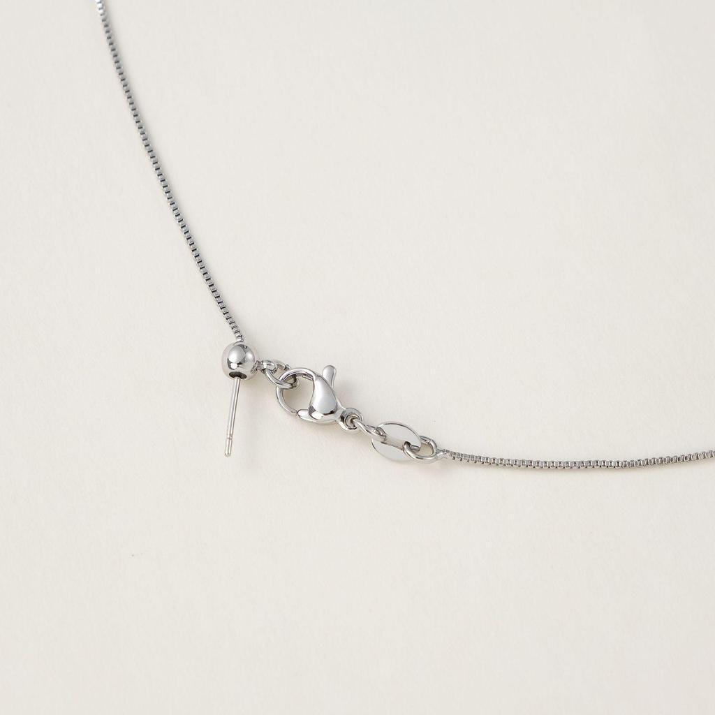 18K Adjustable Pin-Style O-Chain Necklace for DIY Pearls.