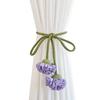 1Pc New Creative Flower Shape Curtain Tieback No Punching No Punching Window Curtain Buckles Elastic Band Curtain Rope Holders