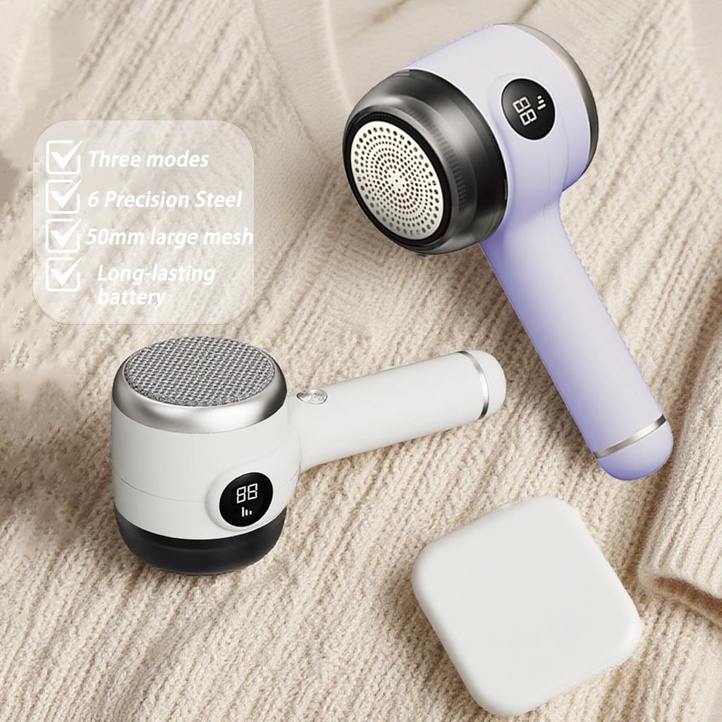 3-in-1 Electric Pilling Trimmer, Clothing Trimmer, Hair Remover with Digital Display, Suitable for Clothes, Sofas, Carpets,