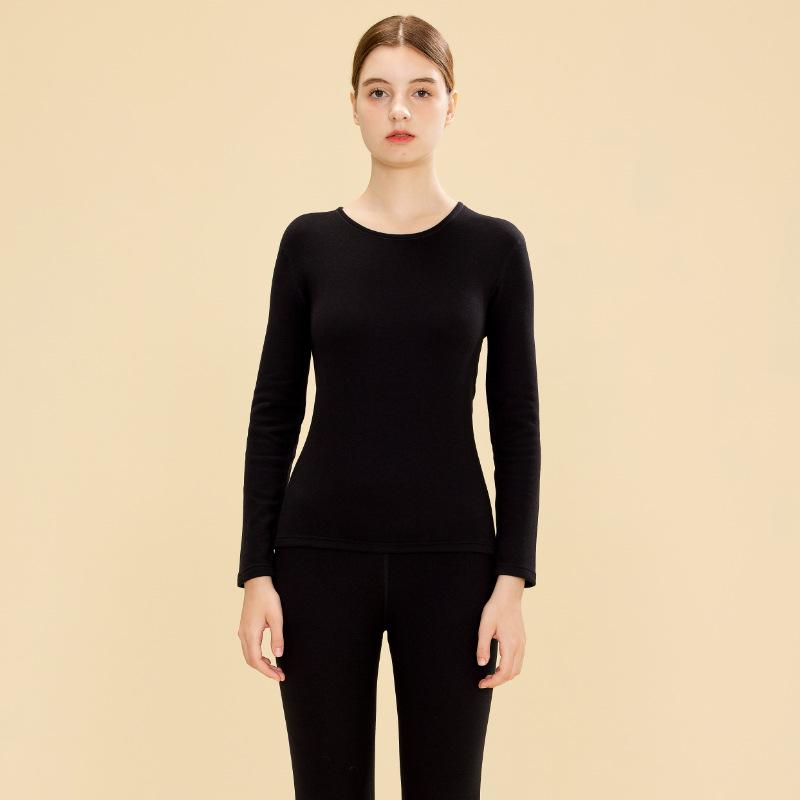 New Wool-Silk Edging Warm Underwear Set for Women & Men – Autumn/Winter Base Layer