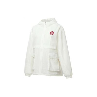 Valentines Day Series Solid Color Hooded Zip-Up Casual Jacket Women Jacket Coconut-Milk HF1130-133