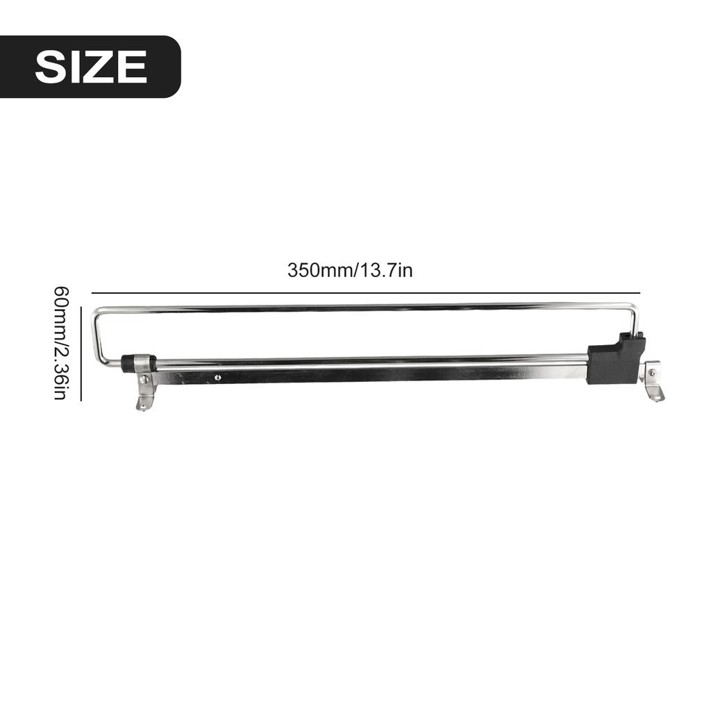 Parts Pull Out Hanger NeW 1PCS Iron + Plastic Rail Storage Wardrobe Clothes Extending Rack Holder High Quality