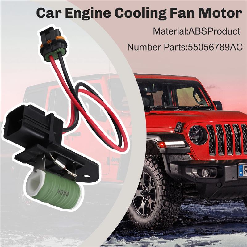 

Жгут проводов мотора вентилятора охлаждения двигателя автомобиля 55056789AC для Jeep Wrangler JK 2007-2018 Автоаксессуары