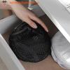 Folding Dirty Clothes Laundry Sorting Basket Bathroom Mesh Storage Bag Frame Bucket Laundry Organizers Storage Pouch