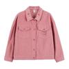 Xiaoyinman Girls' Embroidered Pure Cotton Lapel Jacket