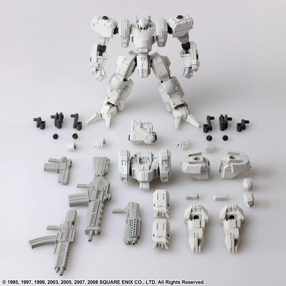Front Mission Structure Arts 172 Scale Plastic Model Kit Series Vol.4 Zenith DV White — фото 4