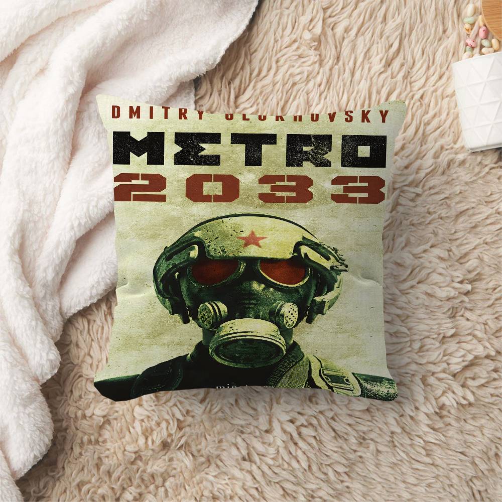 MMetro Anime Video Game Cushion Cover Pillowcase Upholstery Sofa Throw Pillow Home Decor Pillowcas