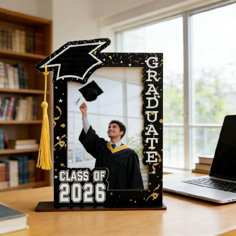 Cornice per Foto di Laurea Classe del 2026 Cornice per Foto con Nappe Regalo per Festa di Laurea Ricordi Decorazioni per la Laurea