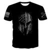 Sparta 3D Printed New Men's Short Sleeved Personalized Loose Men's T-shirt