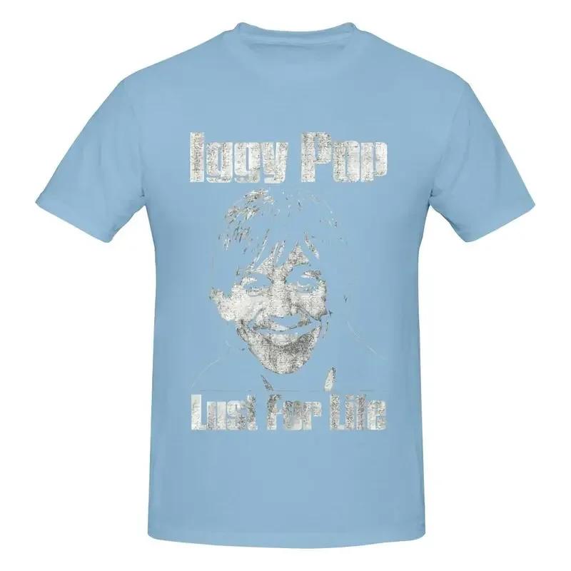 Iggy Pop Lust For Life Mens Licensed Rock N Roll Band Stooges Shirt T-shirt Tee Pop Classic