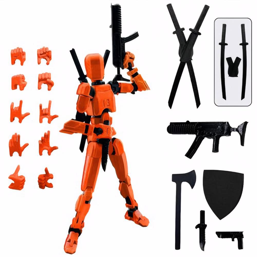 Dummy 13 Action Figure Titan Multi-Articular Robot Toys 3D Printer Movable Anime Figure Stress Relief Decompression Toy For Boy