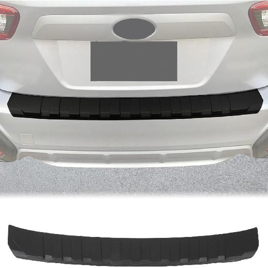 Car Rear Bumper Cover Protector Guard Compatible with Subaru Crosstrek 2024 2025+, Scratch Resistant Trunk Door Entry Guards, Trunk Door Sill Black(18-23)
