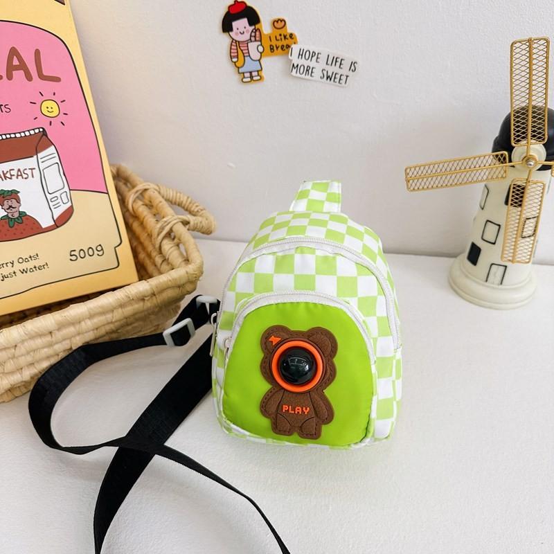 Stylish And Cute Bright Light Bear Children's Backpack For Boys And Girls In Various Colors