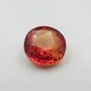 Natural Orange Sapphire Loose Gemstone Ceylon 9.60 Ct Round Shape September Birthday Birthstone