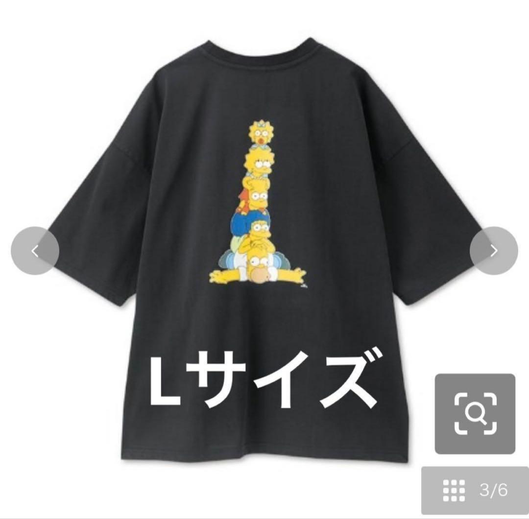 The Simpsons T-shirt Black Size L S