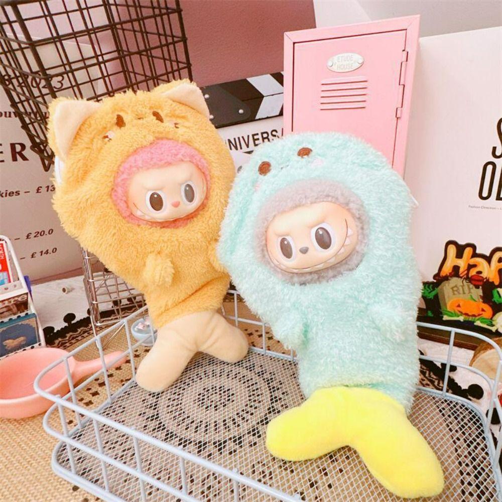 

Аксессуары для игрушек, хлопковая кукольная одежда, красочные плюшевые куклы, платье Labubu Time, одежда для детей, подарок