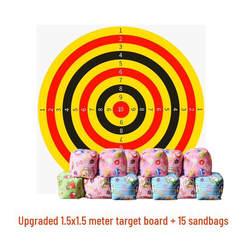 Sandbag Toss Target: Fun Outdoor Game for Kindergarten Team Building