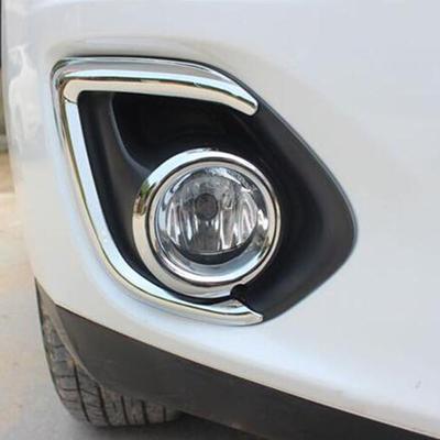 For Mitsubishi ASX 2013 2014 2015 2016 2017 2018 Car Head Front Fog Light Lamp Frame Stick Eyebrow ABS Chrome Cover Trim